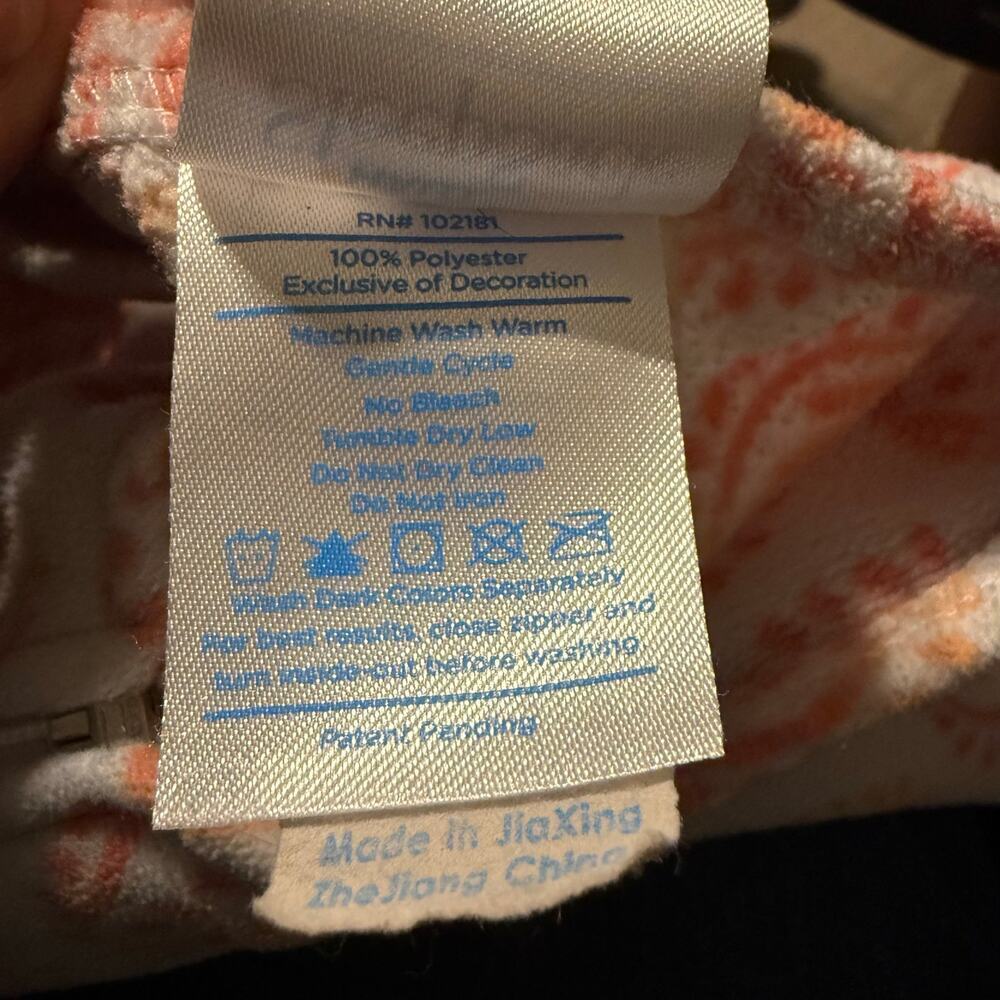 2 Halo SleepSack Wearable Blanket Swaddles Large 12-18 Mo White Orange Pattern - Picture 6 of 7